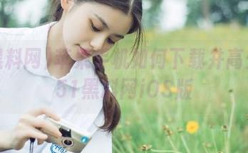 苹果手机如何下载并高效使用51黑料网iOS版