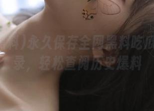 永久保存全网黑料吃瓜登录记录，轻松查阅历史爆料